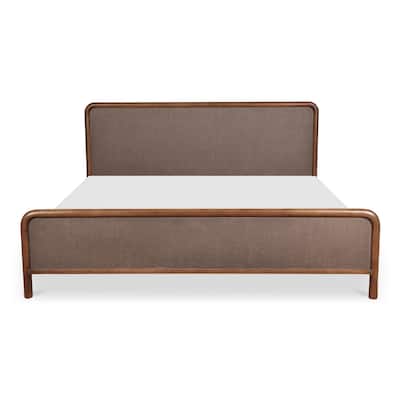 NADAAL STUDIOS West, Wooden Bed With Tatami Mat Headboard