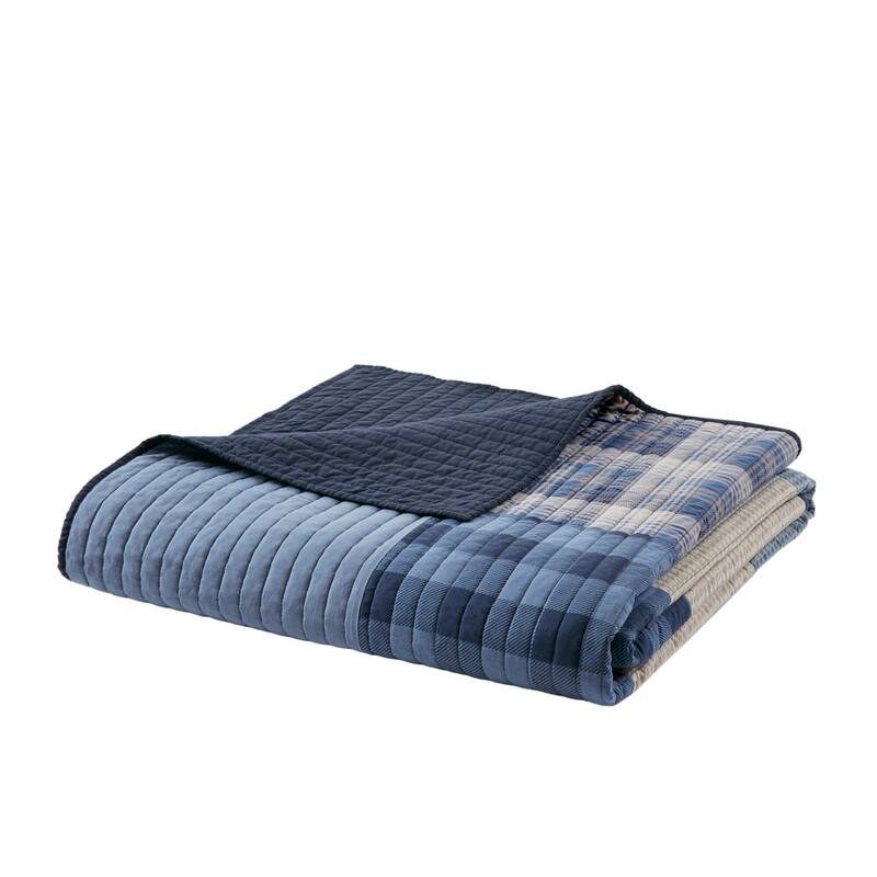Woolrich Winter Hills Tan Oversized Cotton Quilt Set