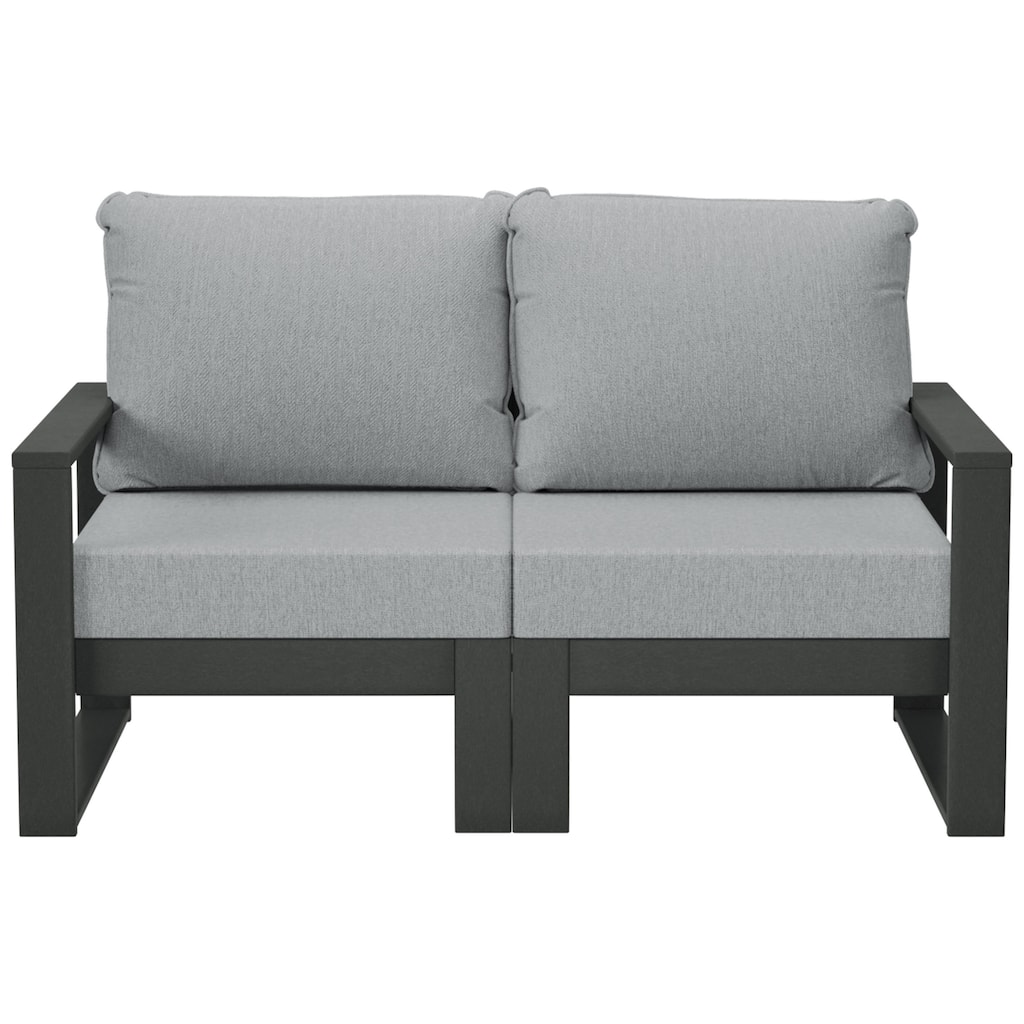 Endless Outdoor Patio Love Seat with Gray Frame
