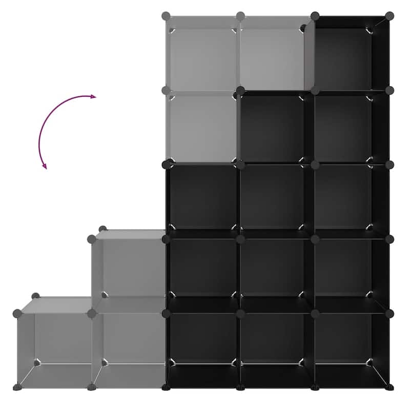 vidaXL Storage Cube Organizer with 6/12/15 Cubes