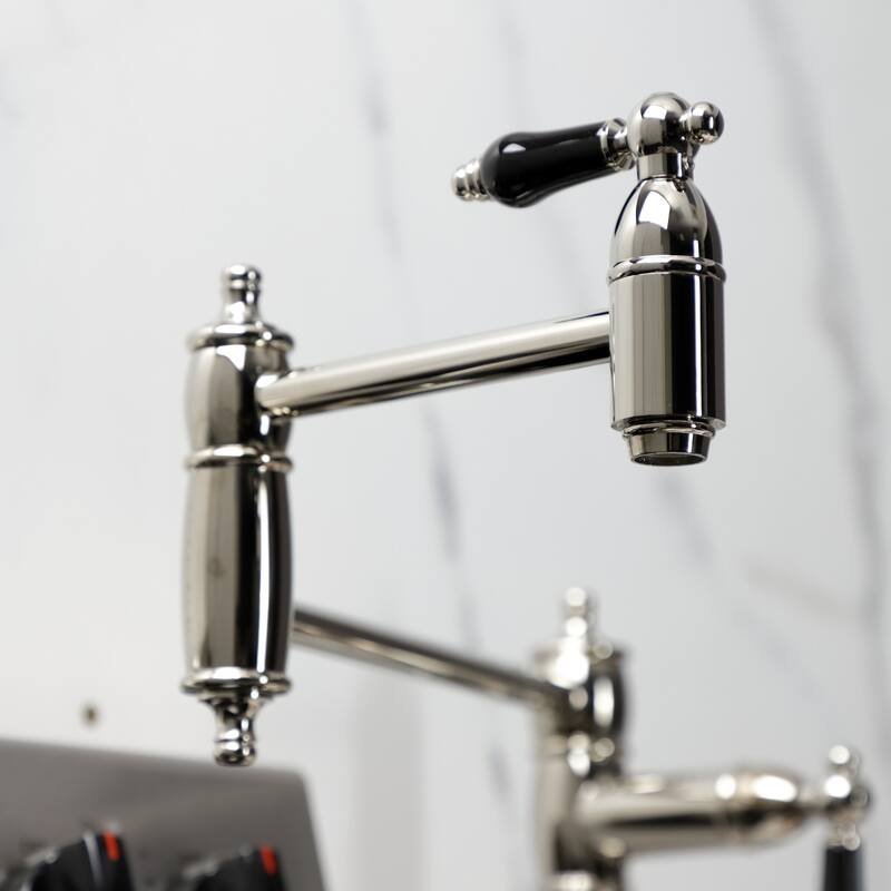 Kingston Brass Duchess Two-Handle 1-Hole Deck Mount Pot Filler Faucet