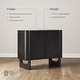 preview thumbnail 4 of 6, Solace Mid Century Modern Cabinet, Storage Accent Cabinet or TV Stand with Doors, Solid Wood Legs and Adjustable Shelf