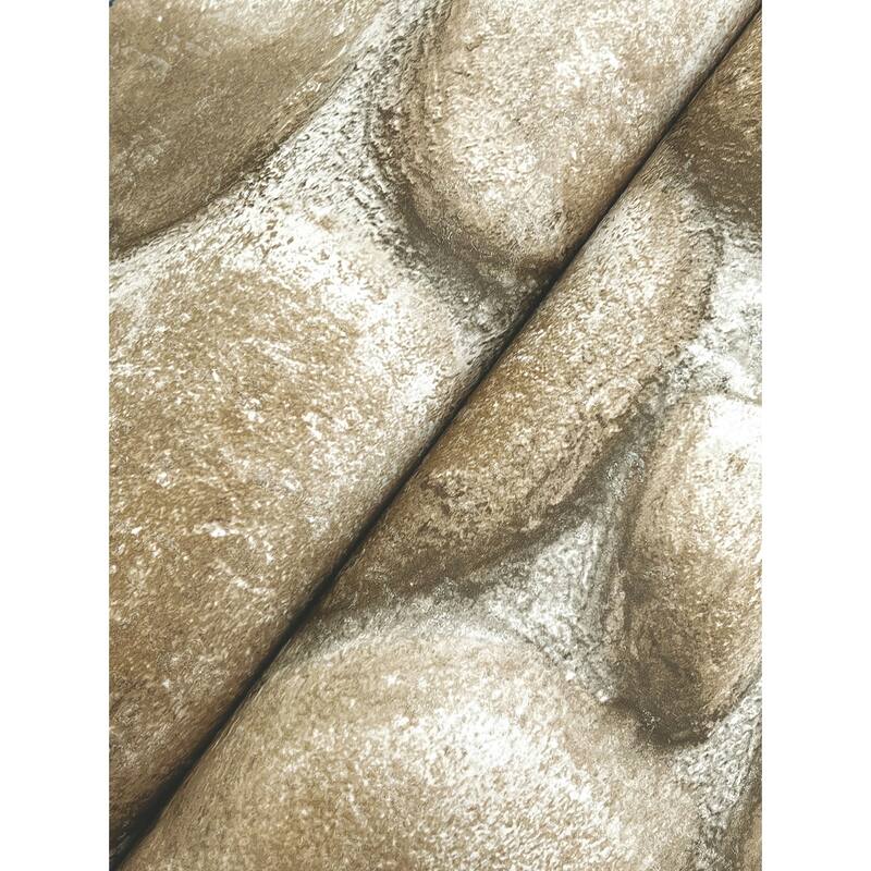 Root Rock Beige Wallpaper