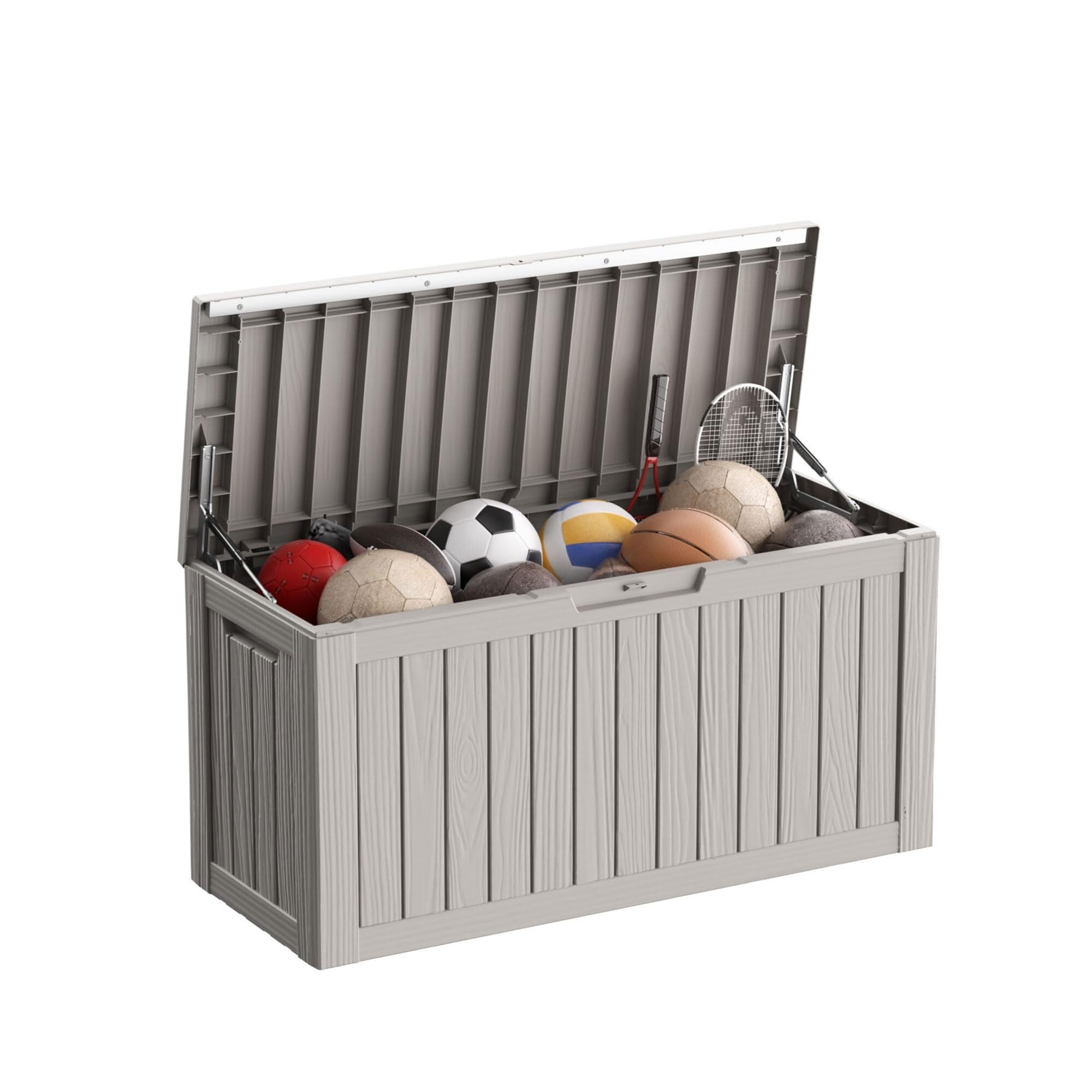 Outdoor Storage Cabinet Belord 70 Gallons Outdoor Wicker Water