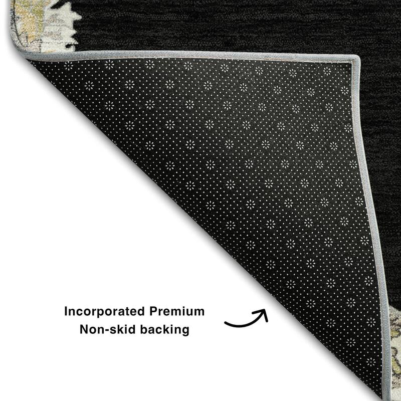 Premium Washable Super Soft Traditional Global Mayfield Rug