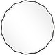 preview thumbnail 2 of 5, Uttermost Aneta 42" Round Contemporary Fluted Scalloped Frame Large