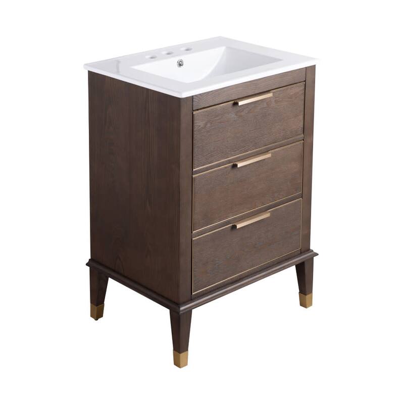 Swiss Madison SM-BV390-3 Hugo 24" Free Standing Single Basin Vanity