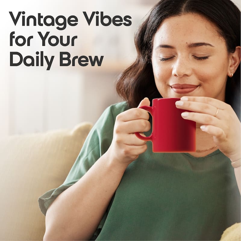 Omniware Teaz Cafe 11 oz Classic Mug - 3" D x 3.75" H