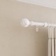 preview thumbnail 2 of 17, Acroma Adjustable Single Curtain Rod and Coordinating Finial Set