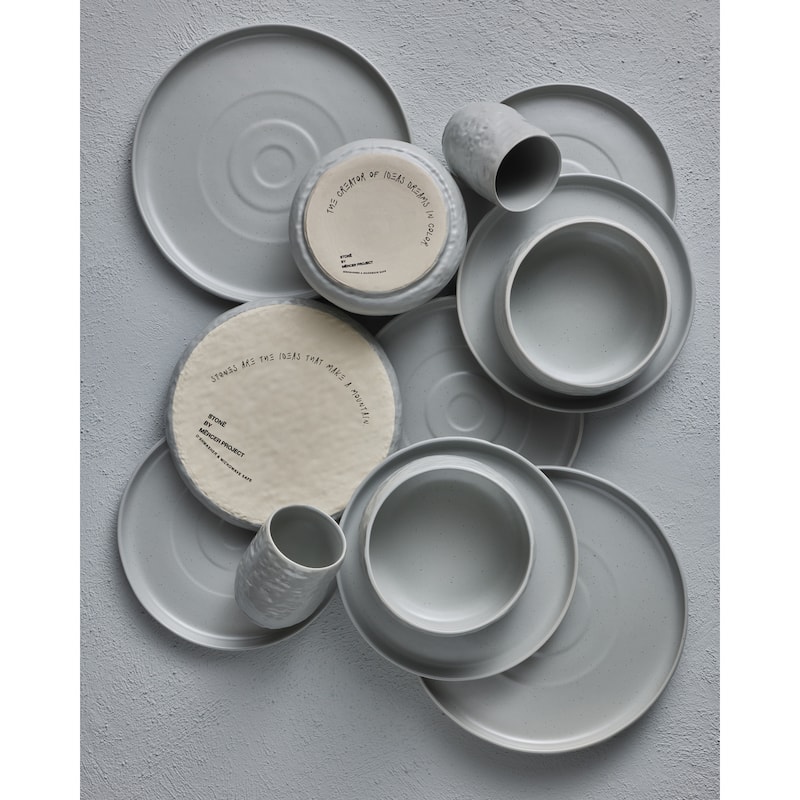 Stone by Mercer Project Shosai Stoneware Dinnerware Set