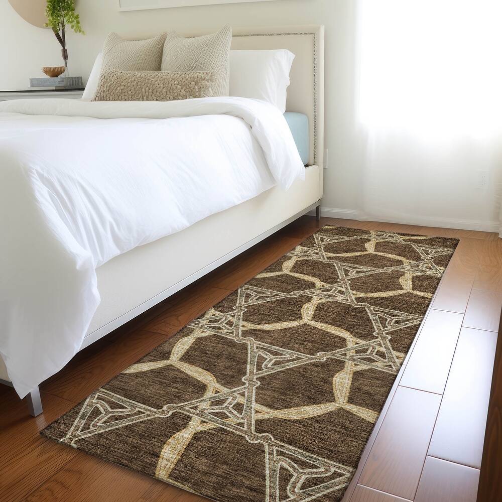 Premium Washable Super Soft Modern Tangle Mayfield Rug