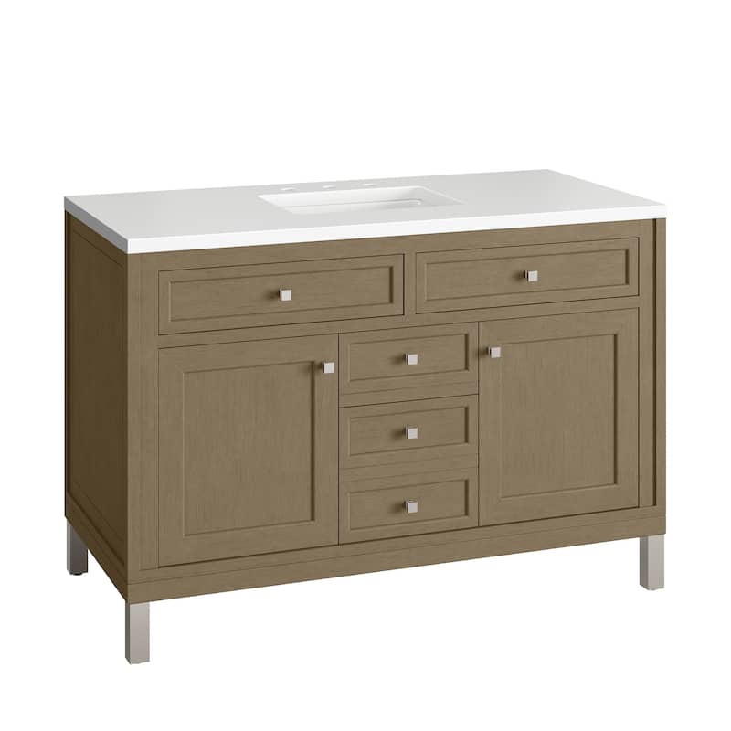 James Martin Vanities 503-V48-3WZ Chicago 48" Free Standing Single