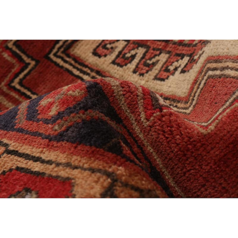 ECARPETGALLERY Hand-knotted Konya Anatolian Red Wool Rug - 3'2 x 12'6