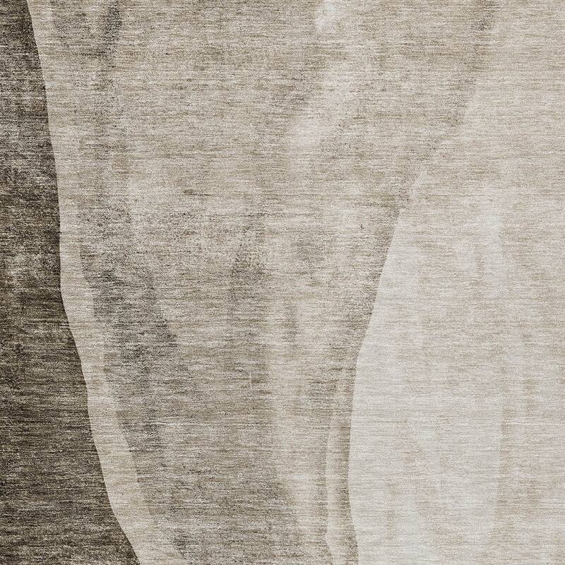 HomeRoots Abstract Transitional Rectangle Outdoor Rug