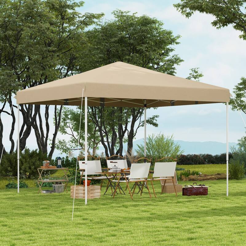 13' x 13' Pop Up Canopy Tent, Instant Sun Shelter, Tents for Parties, Height Adjustable, with Wheeled Carry Bag