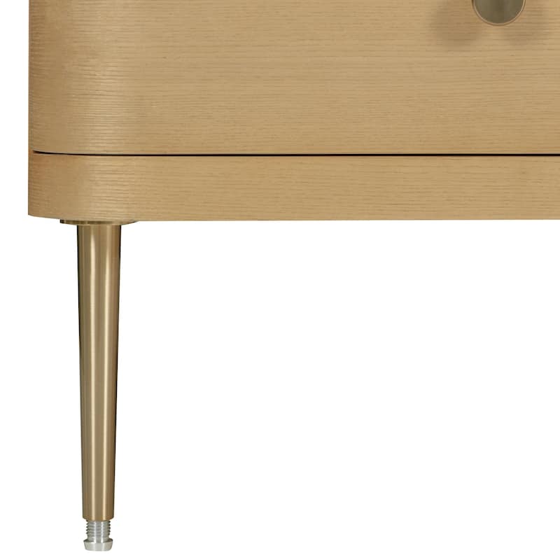Serena Bathroom Vanity in Light Oak with White Engineered Stone Top