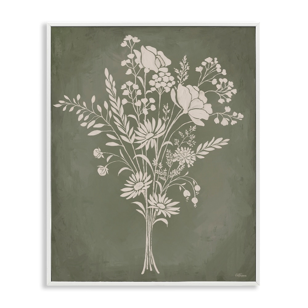 Stupell Wildflower Impression Bundle Framed Giclee Art Design By Cat Thurman Designs