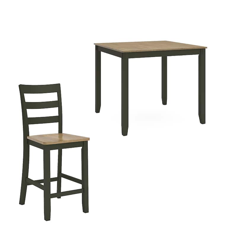 Signature Design by Ashley Gesthaven Counter Height Dining Table and 4 Barstools (Set of 5)