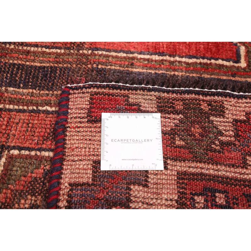 ECARPETGALLERY Hand-knotted Melis Vintage Red Wool Rug - 4'4 x 7'7