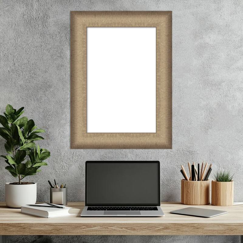 Amanti Art Elegant Brushed Bronze Framed Dry Erase Magnetic Board