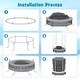 preview thumbnail 6 of 8, Gymax 55'' Mini Trampoline for Kids w/ Safety Enclosure Net & Seamless
