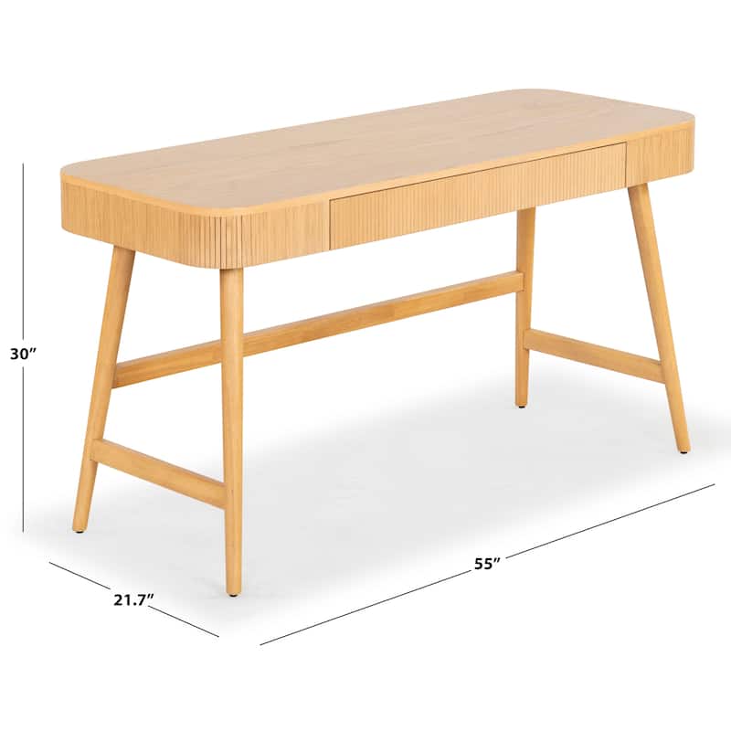 SAFAVIEH Couture Barnett 1 Drawer Wood Desk