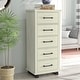 preview thumbnail 2 of 14, Contemporary 24-Inch Tall Chest with 5 Drawers