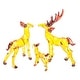 preview thumbnail 4 of 2, Novica Handmade Deer Lineage Handblown Glass Figurines (Set Of 3)