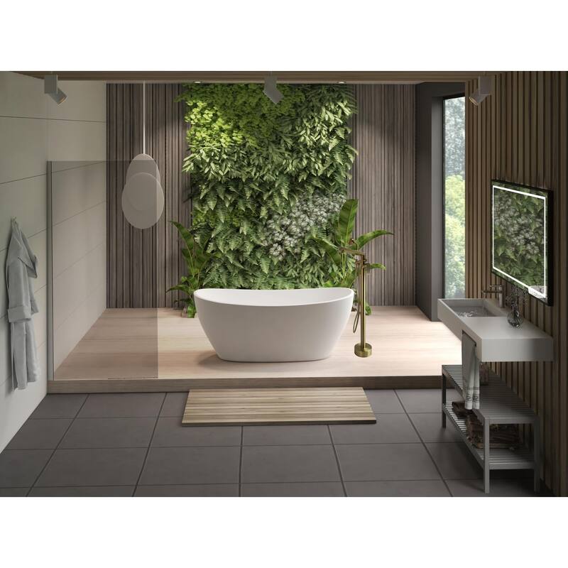 Venus Square Head Tub Filler Faucet with Handshower
