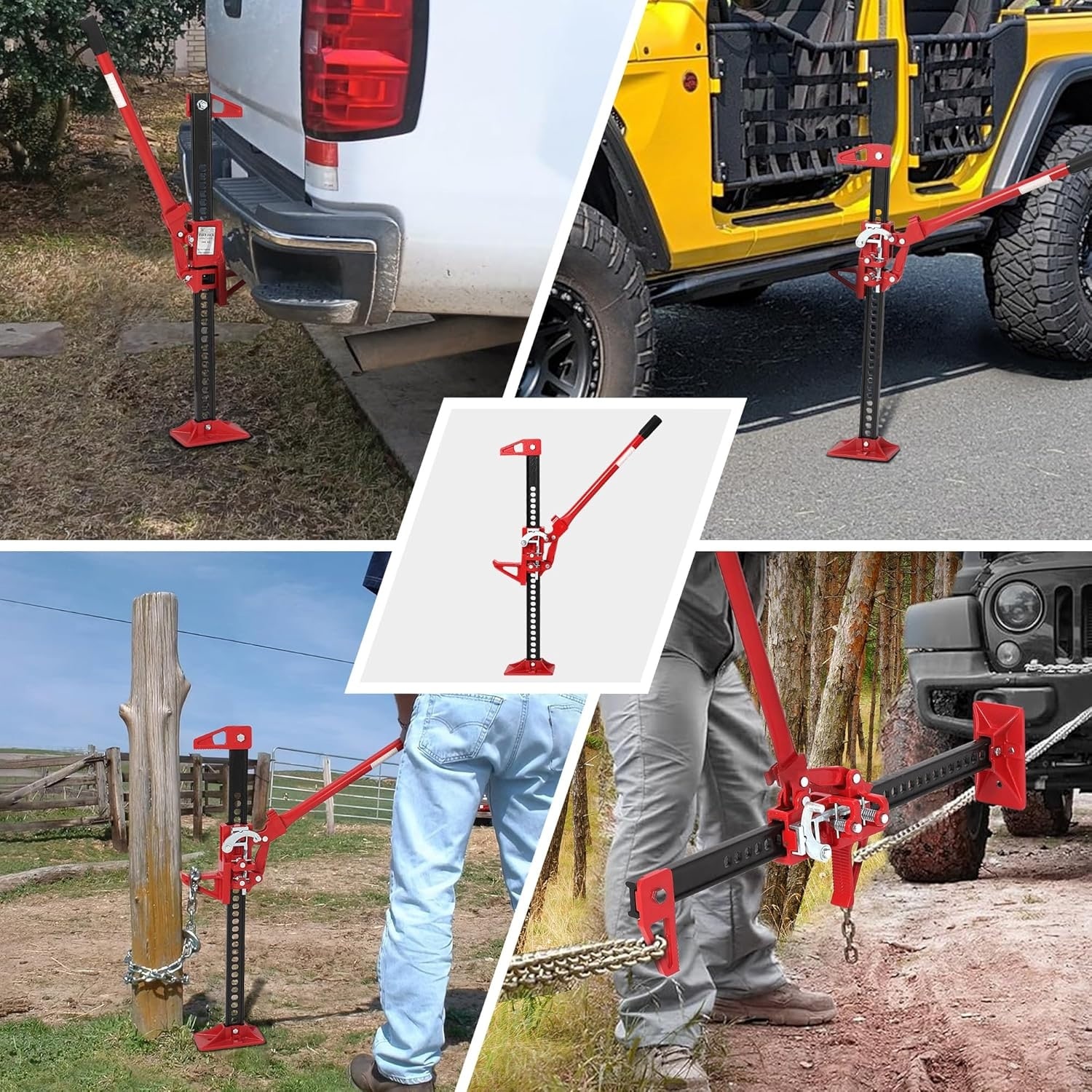 Utility Heavy-Duty Lift Farm Jack for Tractor, Truck, SUV, Bumper Lift - 33