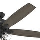 preview thumbnail 6 of 11, Hunter 60" Dondra Ceiling Fan with LED Light Kit and Pull Chain, Formal, Transitional