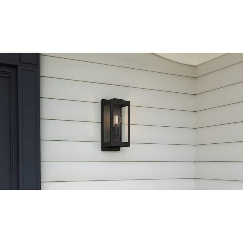 Eastover 1-Light Earth Black Outdoor Wall Lantern