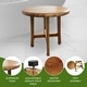preview thumbnail 20 of 19, EcoDecors Shoji EarthyTeak Teak Wood Shower Stool