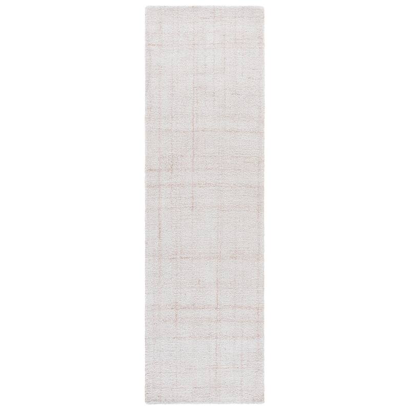 SAFAVIEH Handmade Abstract Cliff Rug - 2'3" x 8' Runner - Beige