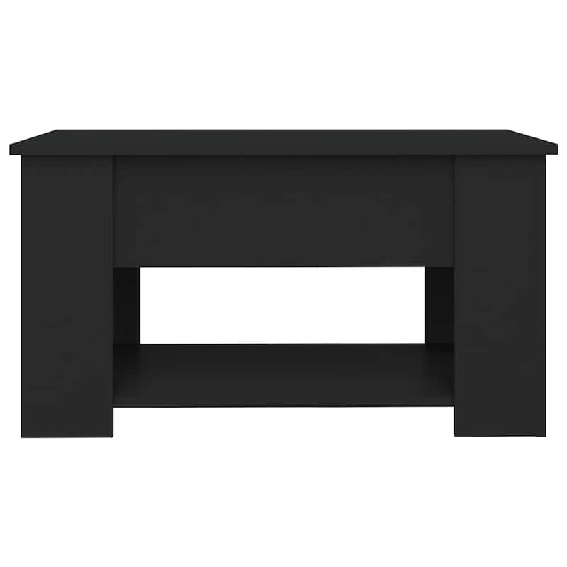 vidaXL Coffee Table Lift Top End Table Accent Side Sofa Table Engineered Wood - 31.1" x 19.3" x 16.1"
