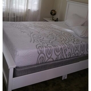 Shop Comfort Dreams Coolmax 10 Inch Queen Size Memory Foam Mattress Overstock 6008389