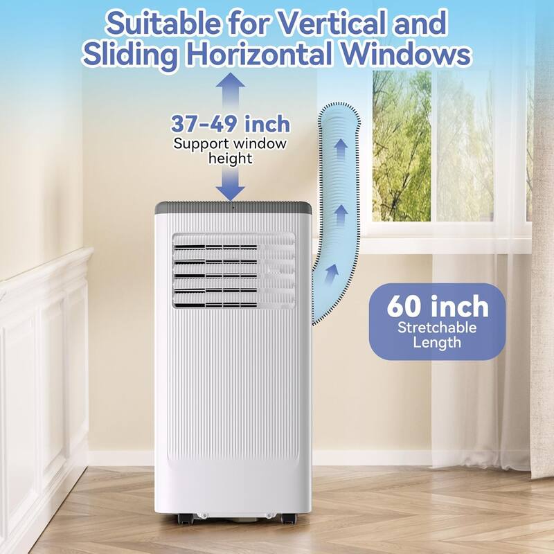 Portable Air Conditioners, Flarhetoric 8000 BTU Cooling/Fan/Dry 3 IN 1 Portable Ac unit for Room 420 SQ.FT