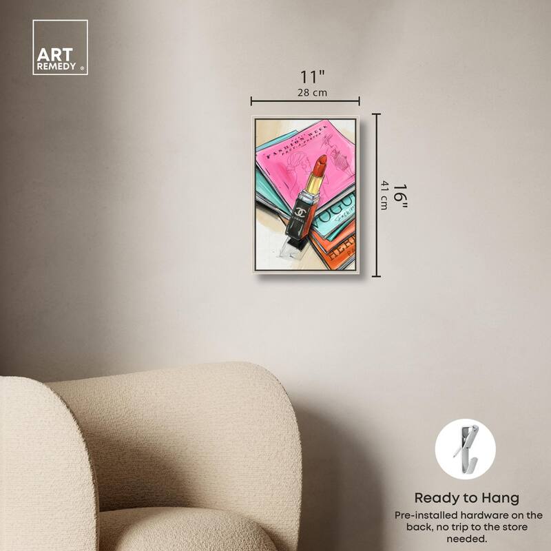 Fashion Sketches Canvas by Art Remedy