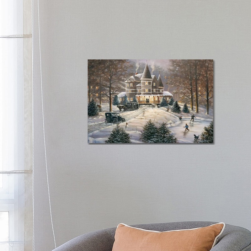 iCanvas "Horseless Carriage Victorian House" by Anderson Art Canvas Print - 18x26x1.5