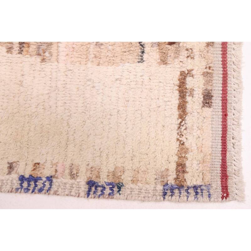 ECARPETGALLERY Hand-knotted Pak Finest Marrakesh Cream Wool Rug - 8'11 x 11'11