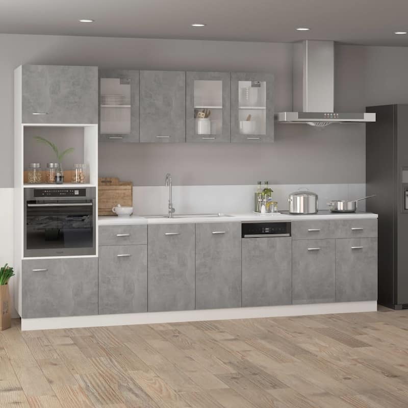 vidaXL Kitchen Cabinet Storage Cupboard Under Sink Organizer Engineered Wood