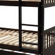preview thumbnail 8 of 7, Full Over Full Bunk Bed With Trundle,Convertible Platform Bed for home