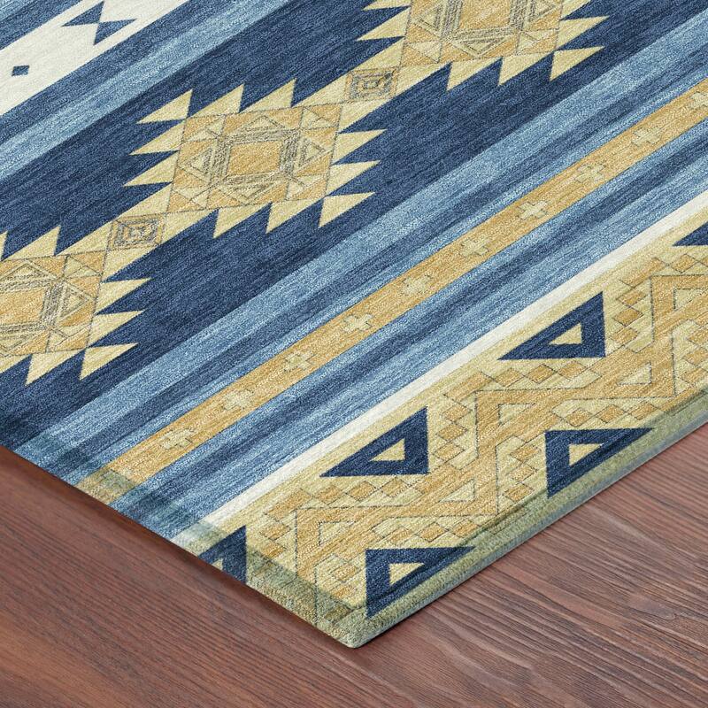 Machine Washable Indoor/ Outdoor Global Heston Chantille Rug