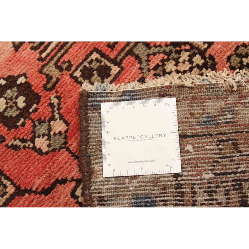 ECARPETGALLERY Hand-knotted Andelz Dark Copper Wool Rug - 3'3 x 9'5