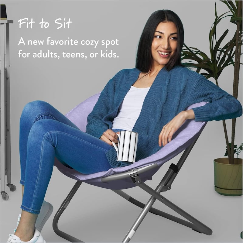 Urban Lifestyle Foldable Saucer Chair