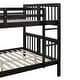 preview thumbnail 28 of 36, Full Over Full Bunk Bed with Ladder, Solid Wood Bunk Bed Frame with Safety Guardrail for Teens/Adults, Convertible into Two Beds