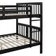 preview thumbnail 38 of 36, Solid Pine Full Size Bunk Bed with Ladder, Headboard and Footboard, for Bedroom or Guest Room