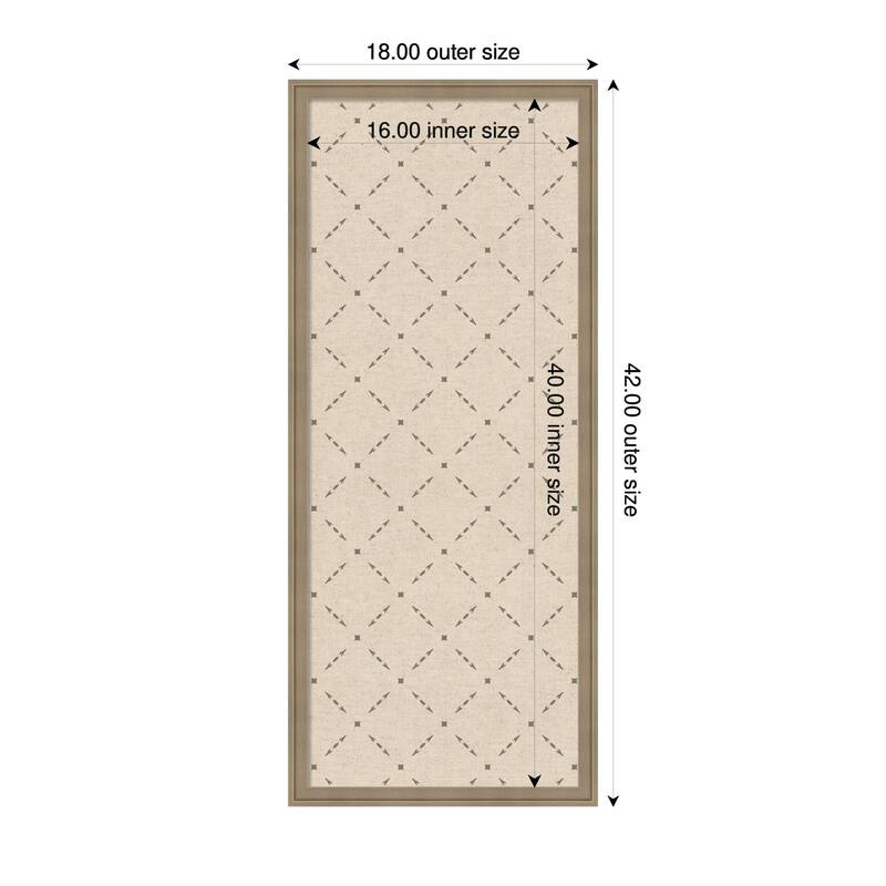 Kate and Laurel Pinboard Green Lattice Print