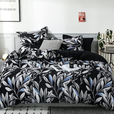Shatex Bedding Comforter Set 3 Pieces Tropical Lightweight All Season