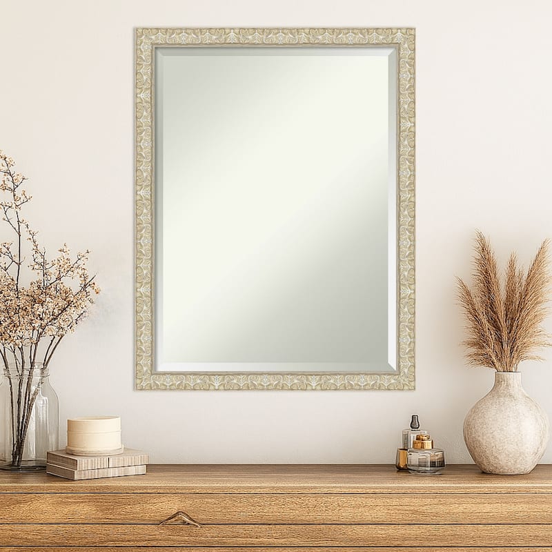 Lila Beveled Wood Framed Wall Mirror
